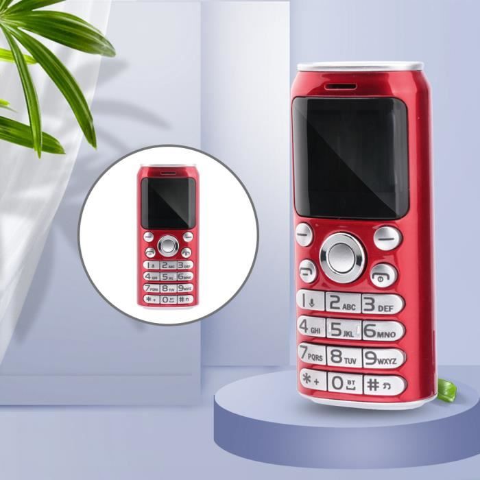 Mini téléphone portable - Mini téléphone - Coca Cola Petit téléphone  portable - Petit