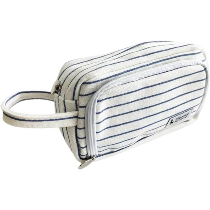 Lanmijia Trousse à Crayons Avec Nœud, Pochette À Crayons Bow, Motif Nœud Grande Capacité Boîtes Esthétiques Portable Pour Étudiantes, Adolescentes, Universitaires