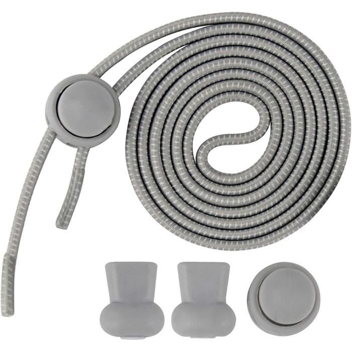 Lacets Élastiques Sans Nœud - 6 Paires Adjustables - Confort Parfait Sport Et Daily - Plus Jamais à Lacer !
