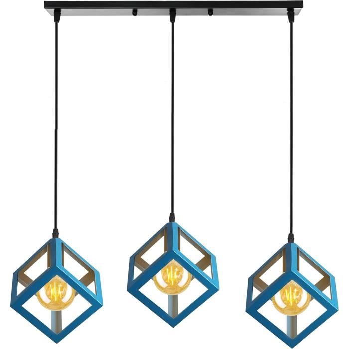 Lampes Suspendues Vintage, Éclairage Industriel De Lustre En Verre
