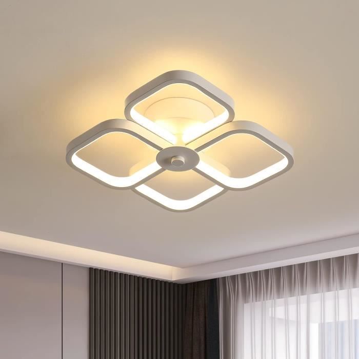 Mengjay Lampe De Plafond LED Moderne - Plafonnier Métal Élégant Pour Salon, Cuisine, Chambre Et Couloir