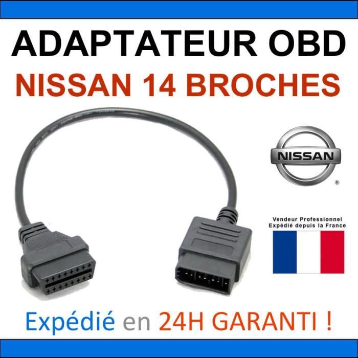Adaptateur OBD2 Vers OBD1 Pour VAG (Audi, VW, Seat, Skoda) - Compatible Avec ELM327 - Neuf