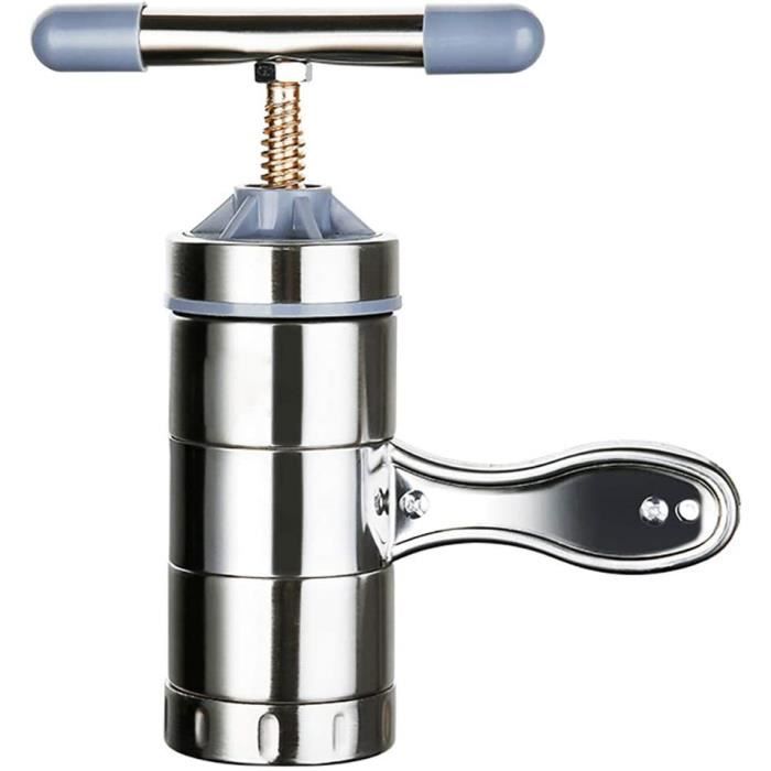 Petite Machine à Pâtes Manuelle, Presse à Pâtes En Acier Inoxydable Presse à Nouilles à La Main