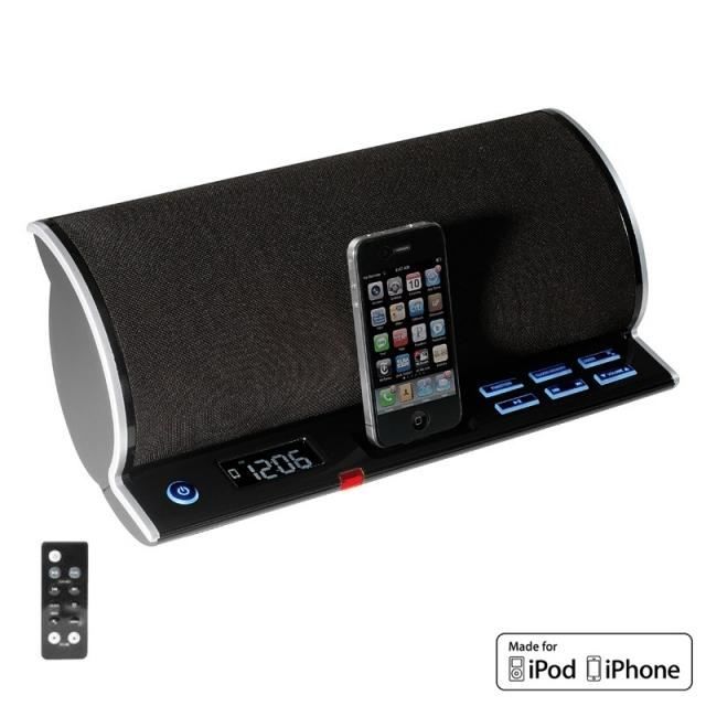Station D'Accueil IHome IP21 – Réveil Pour IPhone/iPod – Noir (Bon état)