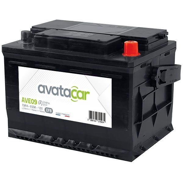 Batterie Avatacar Avatacar Start & Stop EFB AVE09 70Ah 650A- 3666183315934
