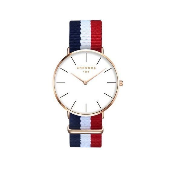 Bracelet De Montre En Nylon 24 Mm - Multi-couleurs - Noir, Rouge, Vert, Etc. - Neuf Sans étiquette