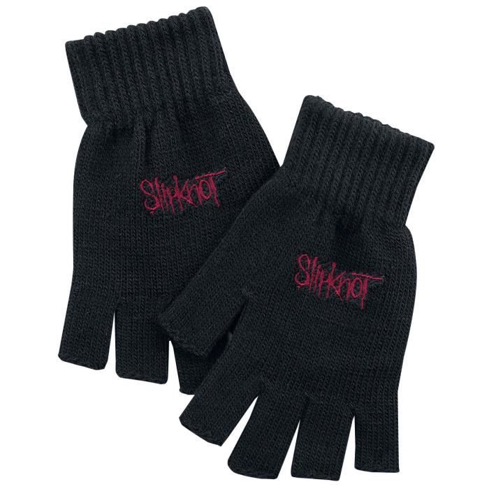 Slipknot Logo Mitaines noir Slipknot Logo Mitaines noir