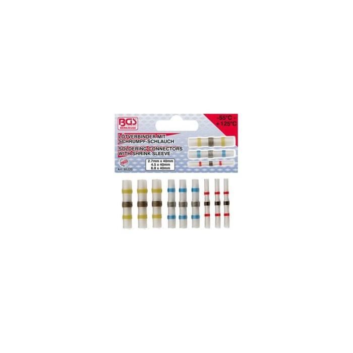 Lot de 245 connecteurs thermorétractables étanches et isolés pour câbles électriques de qualité marine, idéal pour bateau, camion, stéréo [26-10 AWG Lot de 245 connecteurs thermorétractables étanches et isolés pour câbles électriques de qualité marine, idéal pour bateau, camion, stéréo [26-10 AWG