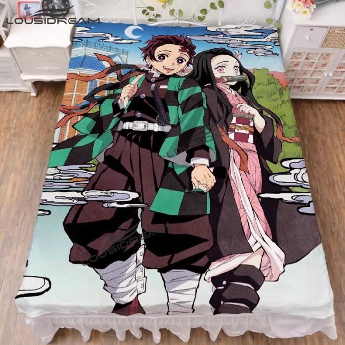 Serviette Demon Slayer Tanjiro Nezuko - 120x60cm - 100% Polyester - Sega