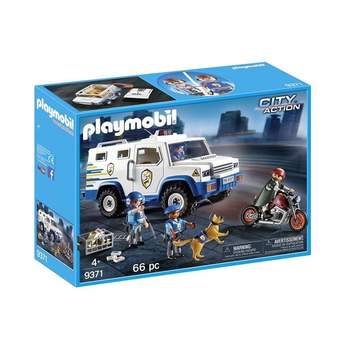 Figurines Et Véhicules Pour Enfants - Playmobil- Fourgon Blindé 9371