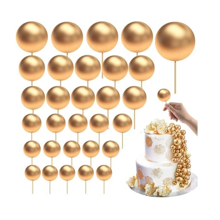 HAOBIN 30 PièCes Mini Cupcakes Topper Ballon GâTeau Topper Ballon Diy Cake Topper Ballon Topper De