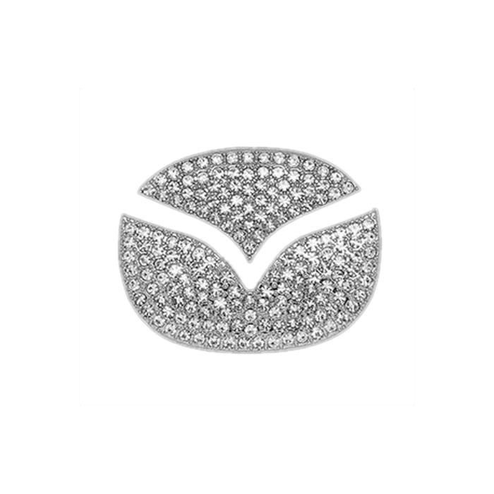 Autocollants Strass Pour Logo Volant/Coque Tesla Model 3 - Décoration Cristal Diamant, DIY