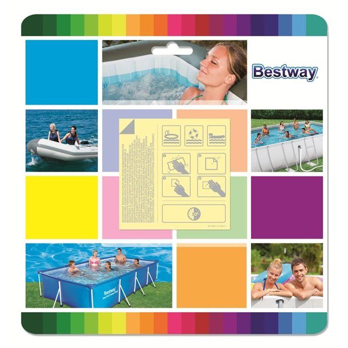 BESTWAY Lot de 10 rustines de réparation Waterproof - 42,3