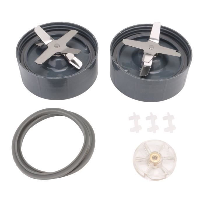 Lames De Rechange Pour NutriBullet 600 & 900W - Acier Inoxydable Avec 2 Joints En Silicone (TGHongKy)