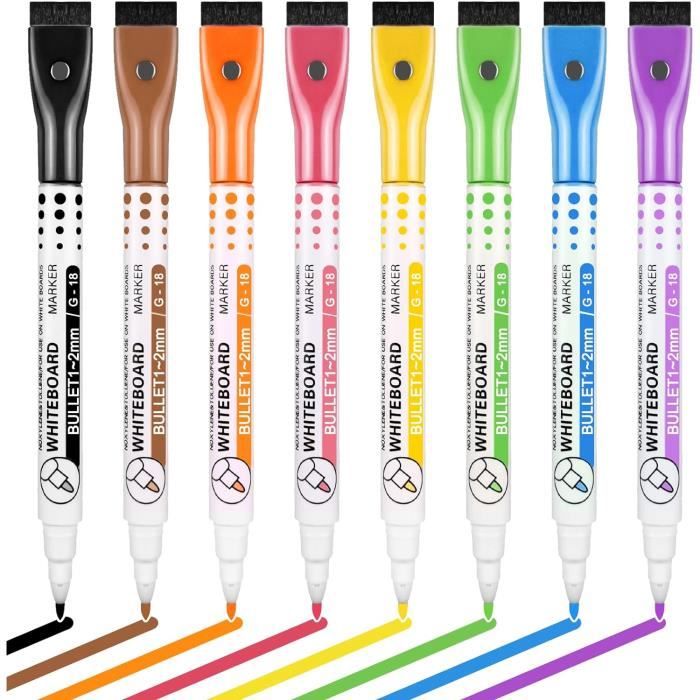 Lot De 4 Marqueurs Permanents (feutres) Indélébiles Pour Carton - Idéal Déménagement, Stockage