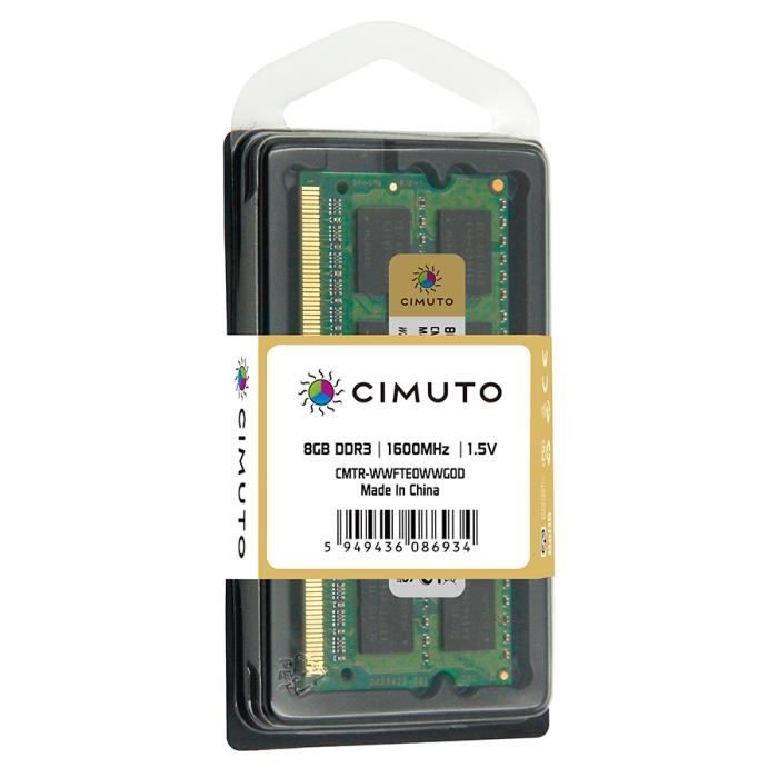 Mémoire RAM DDR4 SODIMM Pour PC Portable – 8Go, 16Go Ou 32Go (2133-3200 MHz)