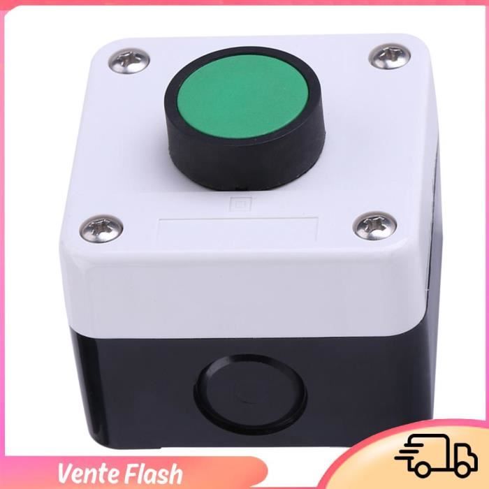 Bouton Poussoir Miniature Perel 300073 Ouvre-Boîte Noir - Interrupteur On/Off 1A