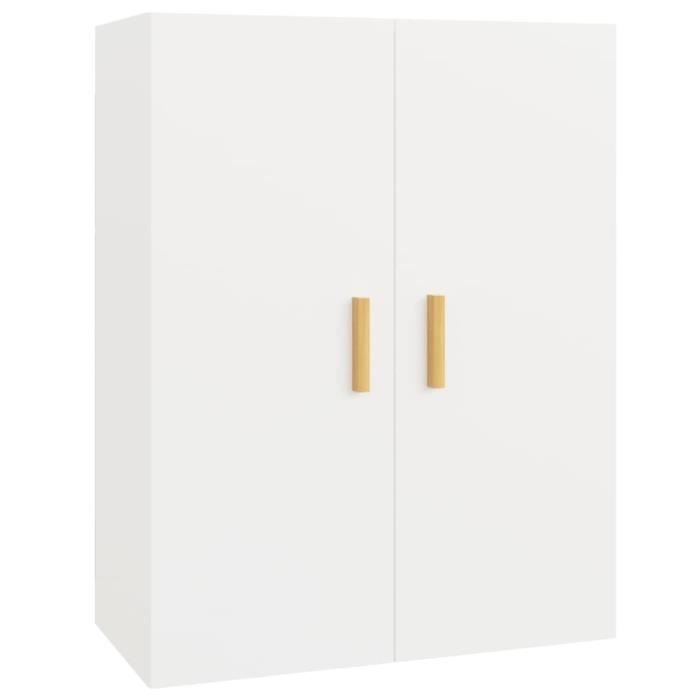 Armoire murale suspendue Blanc 69,5x34x90 cm DIOCHE7298382746934