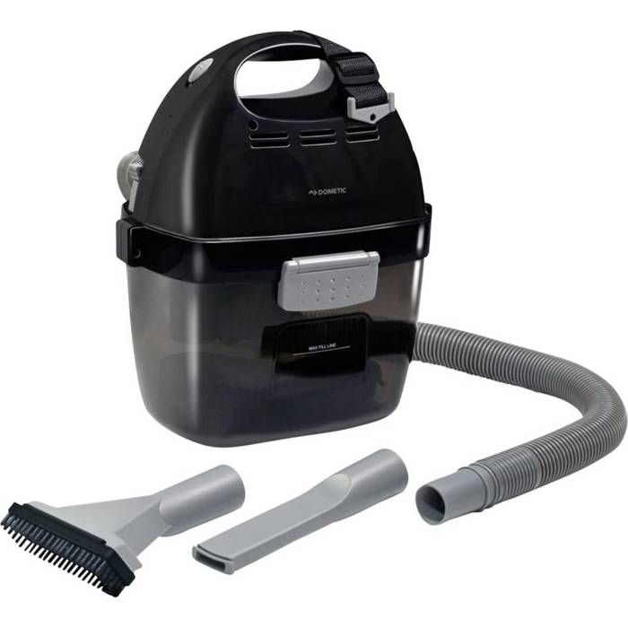 Aspirateur autonome - DOMETIC - PowerVac PV 100 - Sans sac - 18 minutes dautonomie - Noir