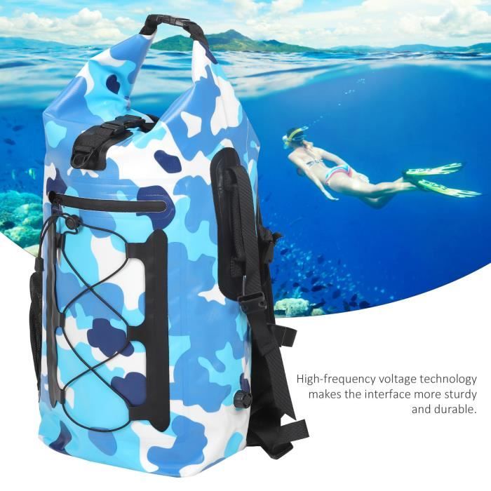 Sac à Dos De Plongée Mesh Respirant – Grand, Accueille Masque/Palmes, Idéal Surf, Snorkeling, Natation