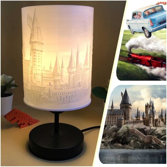 Lampe De Chevet Harry Hogwarts, Potter Veilleuse Table Light Decoration  Deco Chambre Cadeau Anniversaire Ado Garcon Fille Enf[u2475] - Cdiscount  Maison