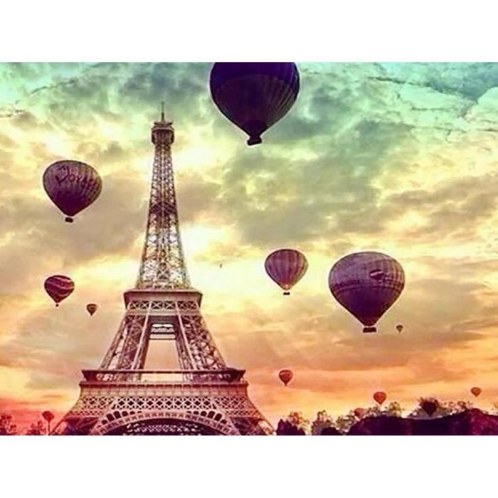 Kit Diamond Painting 5D Complet 40x50 Cm – Vieux Avions Seconde Guerre Mondiale, Broderie Diamant Paysage Adulte