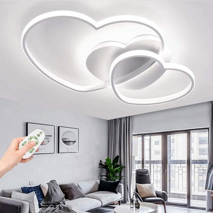 Plafonnier Décoratif Enfant Plafonnier LED Enfant Nuage Arc-en-Ciel - Dimmable Avec Télécommande - Décoration Chambre Bébé Bleu Plafonnier Dimmable Télécommande