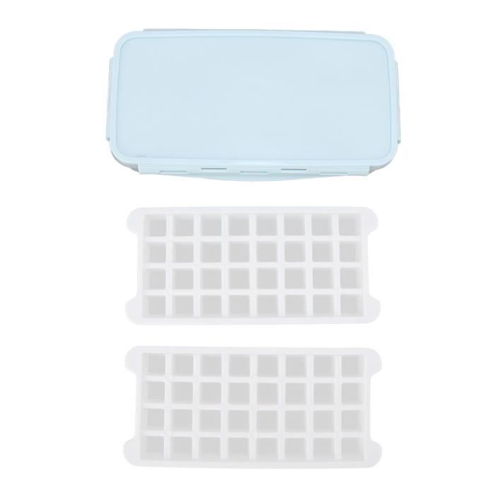 Moule à Glaçons Rectangulaire NERTHUS - Silicone Souple - 9 Glaçons - Pour Bouteilles - Démoulage Facile