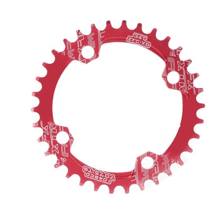PROWHEEL Plateau de vélo universel 130 mm BCD 40T/42T/44T/46T/48T en alliage 6061 CNC pour VTT 6 à 12 vitesses, vélo électrique, vélo pliant, vélo de ville, BMX, Fat Bike, Cargo