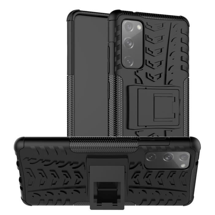 Anti Chute Coque de Protection est Antichoc Cuir Fin Elegant et Pratique de Case GOGME Compatible pour /Étui Samsung Galaxy S20 FE 5G Noir Anti Rayure