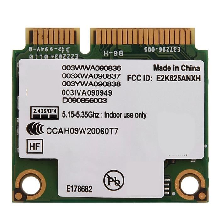 Carte WiFi 6E RTL8852CE - Bluetooth 5.3, 5374 Mbps, Triple Bande, M.2 NGFF - 13