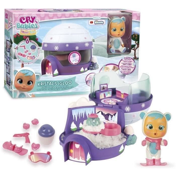 Cry Babies Igloo de Kristal Magic Tears Jouet interactif avec