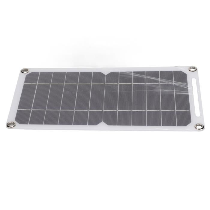 Panneau Solaire 10W 5V étanche IP65 - Ports USB Et Type-C, Support Réglable, Pour Alimenter Caméras Et Petits Appareils - 11