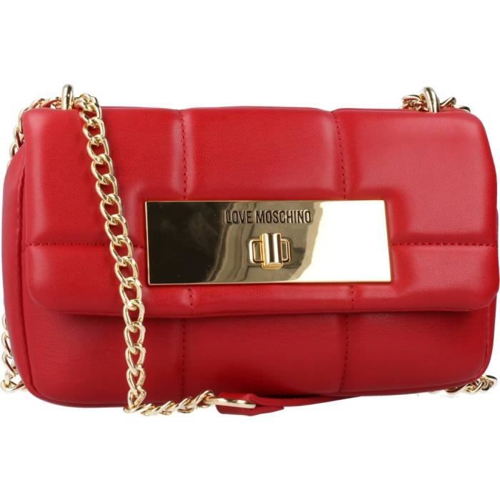 Sac a main Femme Love moschino 125754 Rouge Achat Vente Love