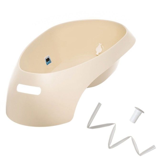 Baignoire Bébé Pliable JUPPLIES Avec Coussin Et Thermomètre Digital - 75x45 Cm, Compacte Et Sûre - 2