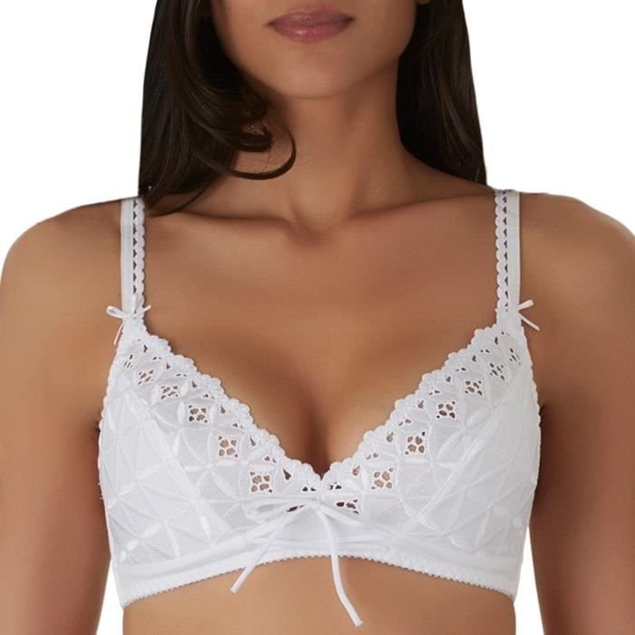 Lingerie Femme Coton Soutien-Gorge Sans Armatures Istintiva Laura