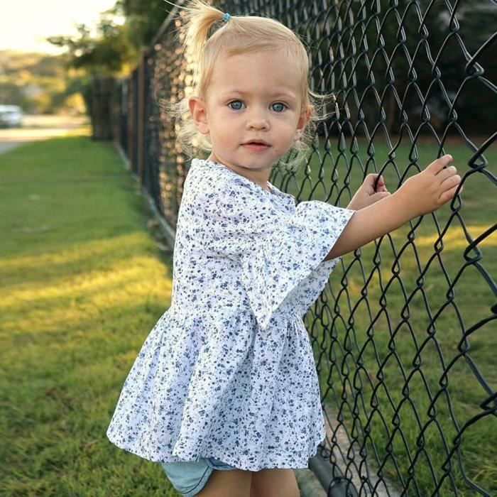 Benjanies Mode Bebe Filles Impression Volants Demi Manches Robe D Ete Tenues Bleu Xyybu Bleu Bleu Cdiscount Pret A Porter Benjanies Mode Bebe Filles Impression Volants Demi Manches Robe D Ete Tenues Bleu Xyybu Bleu Bleu Cdiscount Pret A Porter