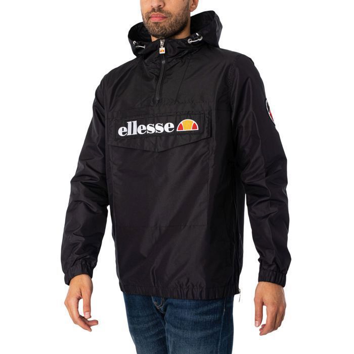 coupe-vent ellesse mont 2 oh - homme - manches longues - noir - authentique