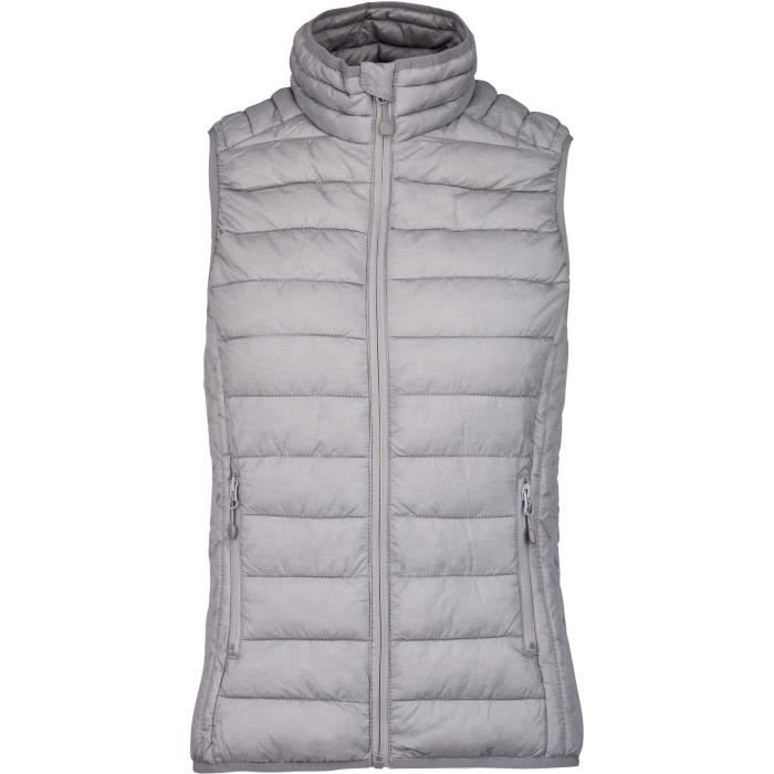 Doudoune sans manches femme Kariban - Légère - Gris argent - Sports dhiver