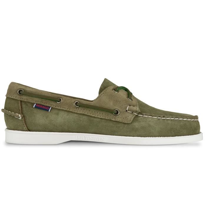 SEBAGO HOMME 7002TY0909 VERT SUÈDE MOCASSINS Vert - Cdiscount