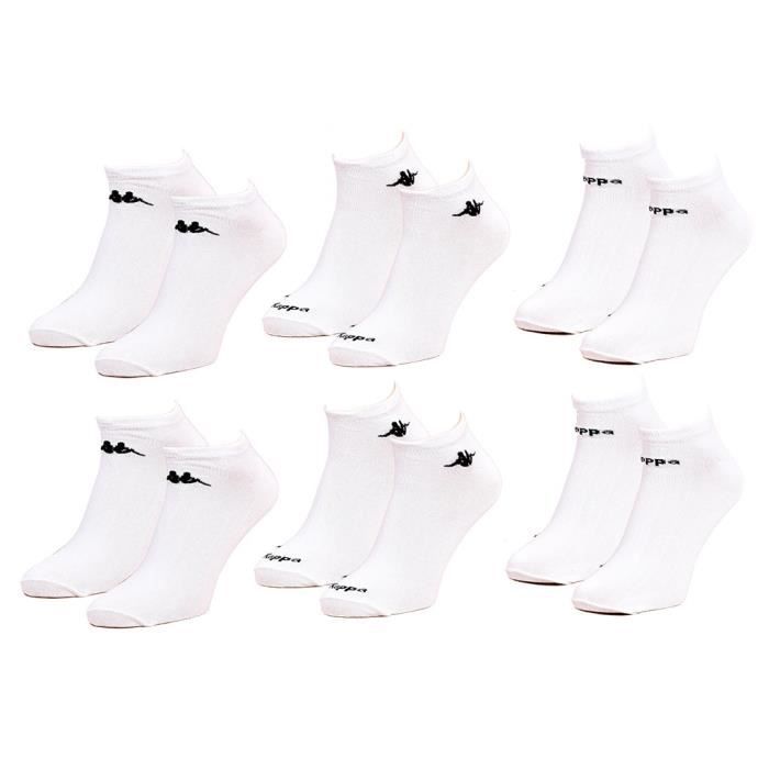 Kappa Chaussettes femme en coton avec logo. Lot de 2 paires: en vente à  6.99€ sur