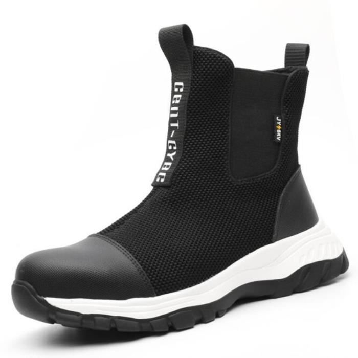 Chaussures De Sécurité à Bout Acier - Bottines Industrielles Antidérapantes