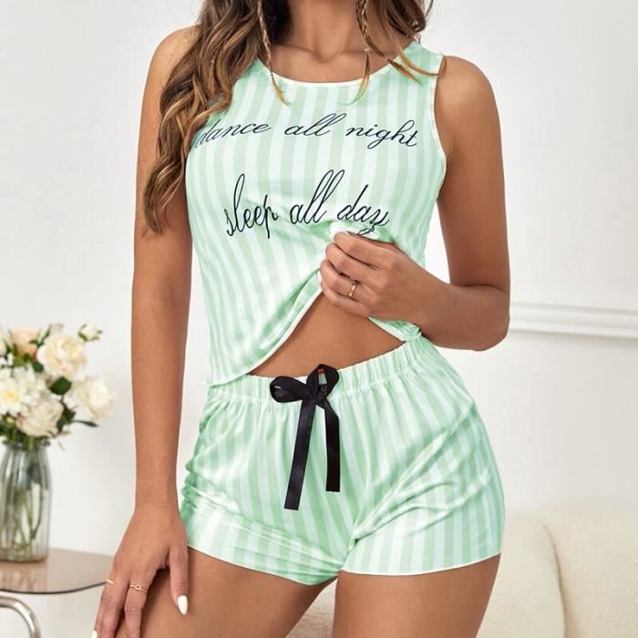 Pyjama debardeur short femme sale