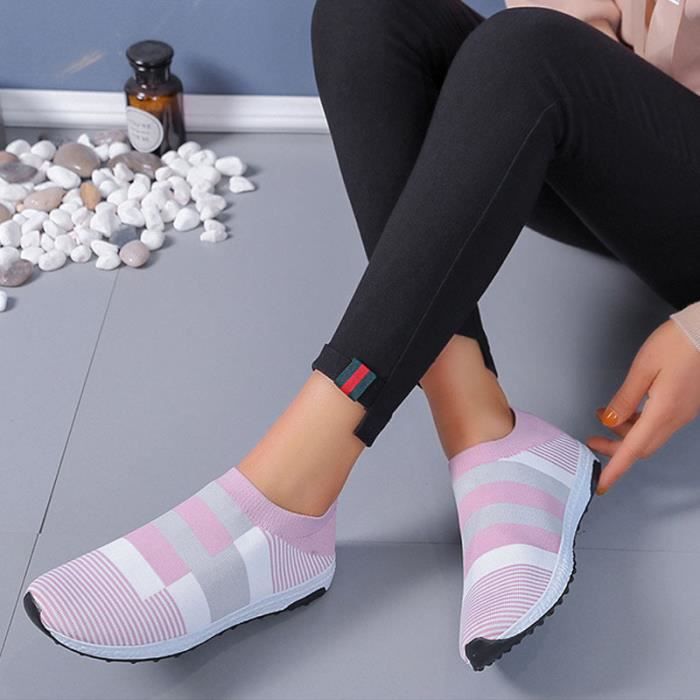 MGM-Joymod Mocassins Daim Femme Confortables à Enfiler - Style Tendance