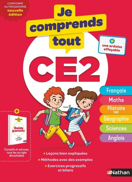 Livre - JE COMPRENDS TOUT! T.3 toutes les matières CE2 (édition 2019)