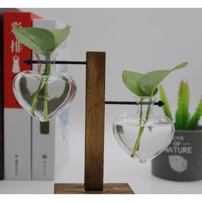 Bouteille En Verre Avec Bouchon Liège Pour Terrarium Ou Plante Hydroponique - Décoration Murale Ou De Table 13.5x8cm - 3