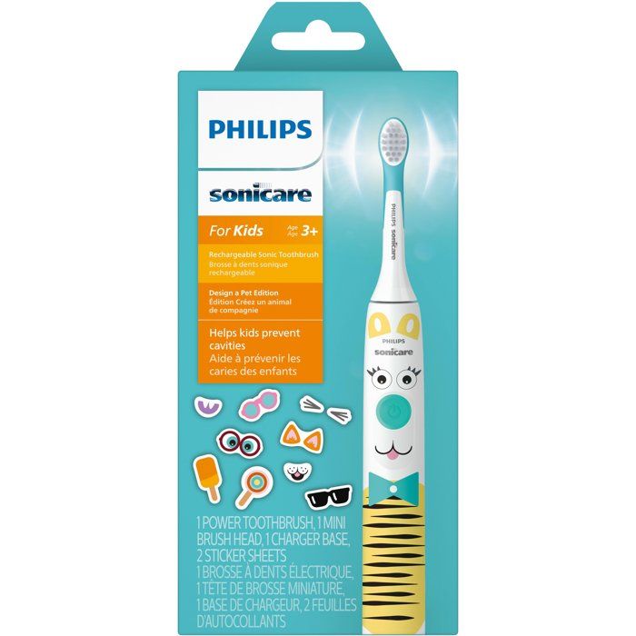 Brosse à dents électrique enfant - PHILIPS - HX3601/01 - Sonicare For Kids - rechargeable - dès 3 ans