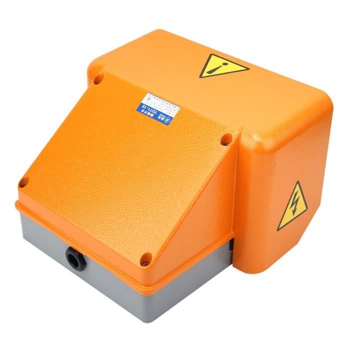 Interrupteur à Pédale TFS-402 - Aluminium Antidérapant 250V 15A | Momentané 1NO/1NC