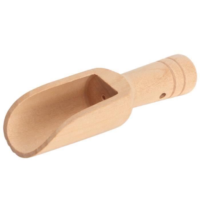 10 Cuillères En Bois De 14,5 Cm - Ustensiles Pour Miel, Thé, Café, Desserts - Naturel, Écologique, Facile à Nettoyer