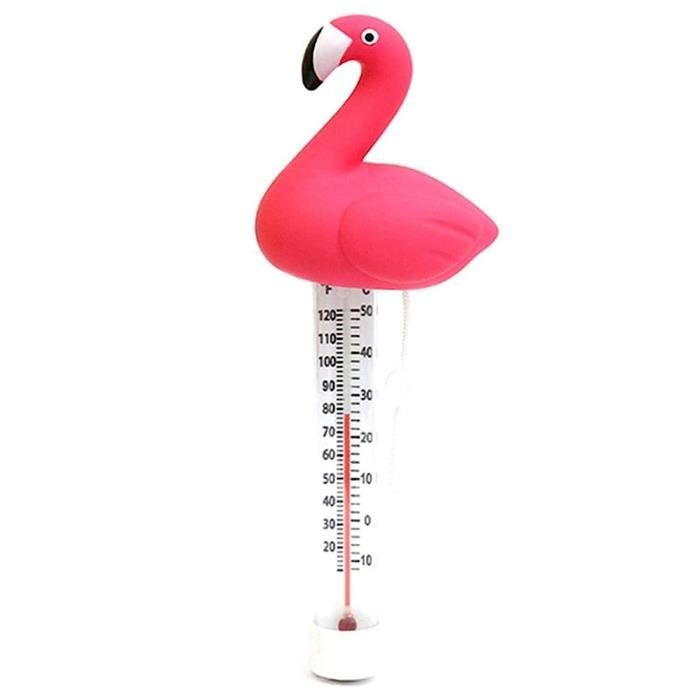 Thermomètre Flottant Pour Piscine – Tortue Ou Flamant Rose – Résistant Et Facile à Lire, Parfait Pour Spa, Bassin Ou Aquarium